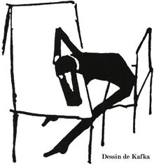 dessin de Kafka