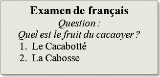 examen de français